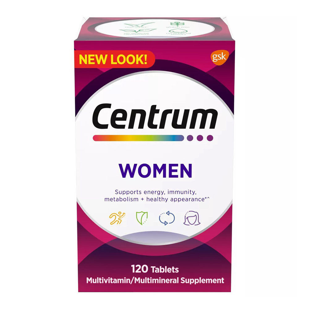 Centrum Women Multivitamins Tablets, 120 Ea